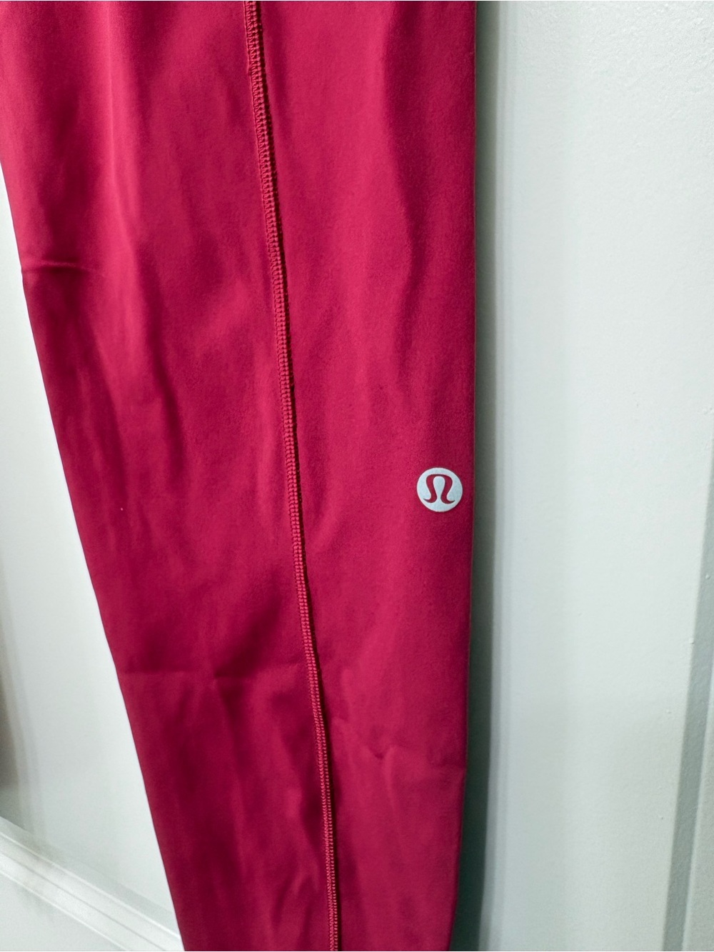 lululemon athletica Burgundy Leggings with Side Pockets - Picture 2 of 4